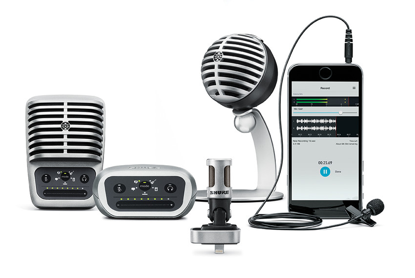 Die Recording-Mikrofonserie MOTIV von Shure ist ab sofort erhältlich
